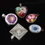 Resin Jewelry Molds Kit with Pendants & Tools