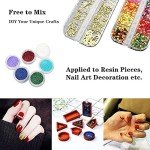 Beginner's UV Resin Art Kit with Glitter & Flowers