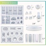 Resin Jewelry Making Kit with Molds and Tools