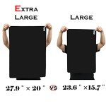 Extra Large Black Silicone Mat for Resin Art