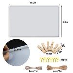 Rectangle Resin Photo Holder Mold with Clips