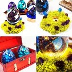 Dragon Egg Resin Molds Set with Light Stand