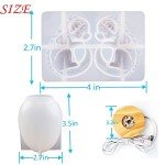 Dragon Egg Resin Molds Set with Light Stand