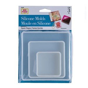 Square Silicone Mold Set for Resin Art - 3 Pcs