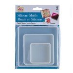 Square Silicone Mold Set for Resin Art - 3 Pcs