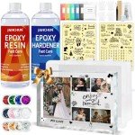 Resin Picture Frame Craft Kit with Molds