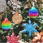 12PCS Christmas Resin Molds for DIY Ornaments
