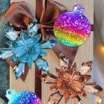 12PCS Christmas Resin Molds for DIY Ornaments