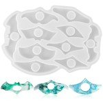 Silicone Bookmark Molds for Resin Art - 10 Patterns