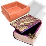 Book Shape Resin Box Mold with Lid