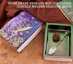Book Shape Resin Box Mold with Lid