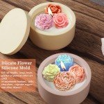 7-Cavity Silicone Flower Molds for Resin Art