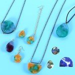 4 Pack Ocean Style Resin Pendant Molds