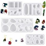 4 Pack Ocean Style Resin Pendant Molds