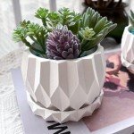 Diamond Shape Silicone Planter Mold Set for DIY