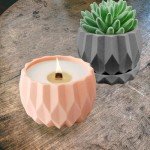 Diamond Shape Silicone Planter Mold Set for DIY