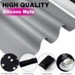 Silicone Mats for Resin Art and Crafts - 3 Pack