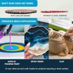 Epoxy Resin Leveling Board with Silicone Mats