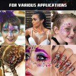 Holographic Chunky Glitter Set - 15 Vibrant Colors