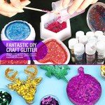 Holographic Chunky Glitter Set - 12 Vibrant Colors