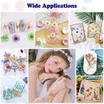 92 Pcs Purple Dried Flowers for Resin Crafts