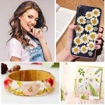 White Dried Pressed Flowers for Resin Art