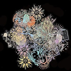 45 Holographic Vintage Magic Theme Stickers