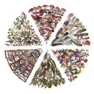 240PCS Waterproof Flower Stickers for DIY Art