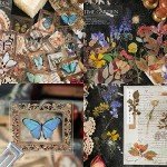 240PCS Waterproof Flower Stickers for DIY Art