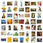 Vincent Van Gogh Retro Art Sticker Pack - 100 Pcs