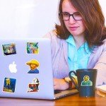 Vincent Van Gogh Retro Art Sticker Pack - 100 Pcs