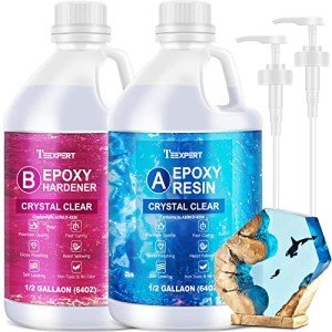 Crystal Clear Epoxy Resin Kit for DIY Art