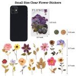 Pressed Flower Resin Stickers Set - 320 Pieces