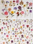 Pressed Flower Resin Stickers Set - 320 Pieces