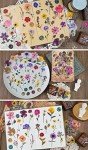 Pressed Flower Resin Stickers Set - 320 Pieces