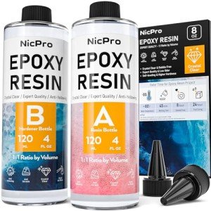 Nicpro 8 oz Food Safe Epoxy Resin Kit