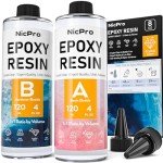 Nicpro 8 oz Food Safe Epoxy Resin Kit