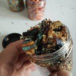 Gilding Flakes Gold and Green Art Supplies