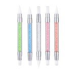 Dual Tipped Silicone Nail Art Pens - 5 Pack