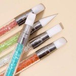 Dual Tipped Silicone Nail Art Pens - 5 Pack