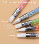 Dual Tipped Silicone Nail Art Pens - 5 Pack