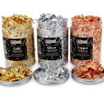 Metallic Foil Leaf Flakes Kit - 3 Colors