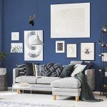 Glossy Black Resin Deer Head Wall Decor