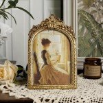 Van Gogh 5x7 Gold Ornate Resin Picture Frame