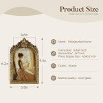 Van Gogh 5x7 Gold Ornate Resin Picture Frame