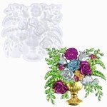 Rose Bouquet Wall Art Resin Silicone Mold