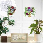 Rose Bouquet Wall Art Resin Silicone Mold