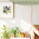 Rose Bouquet Wall Art Resin Silicone Mold
