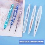 3-Piece Pen Shape Resin Mold Set with Refills