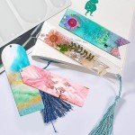 2Pcs Large Silicone Bookmark Mold Set for Resin